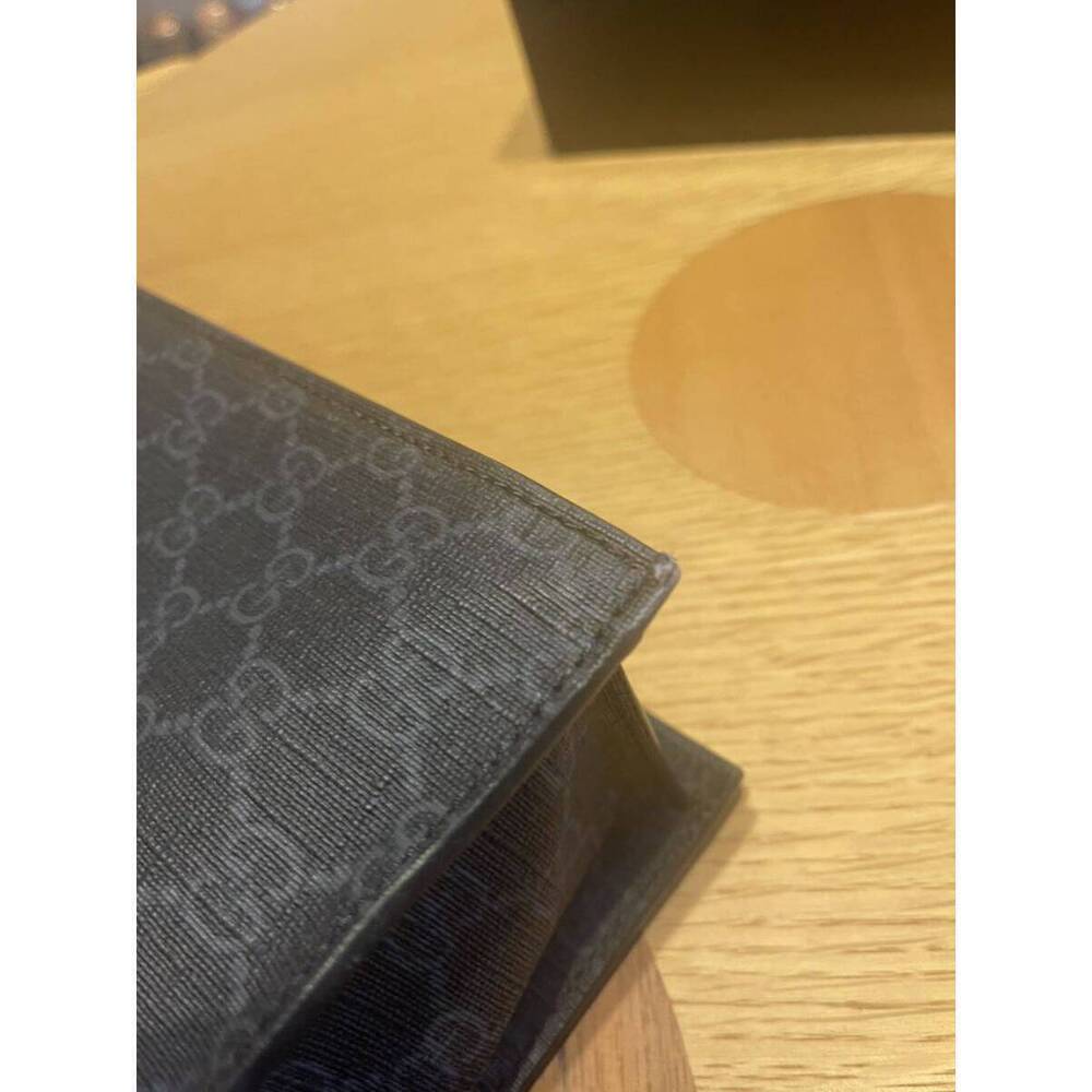 GUCCI Soft GG Supreme Canvas Tote Bag Shoulder Black - Picture 4 of 4